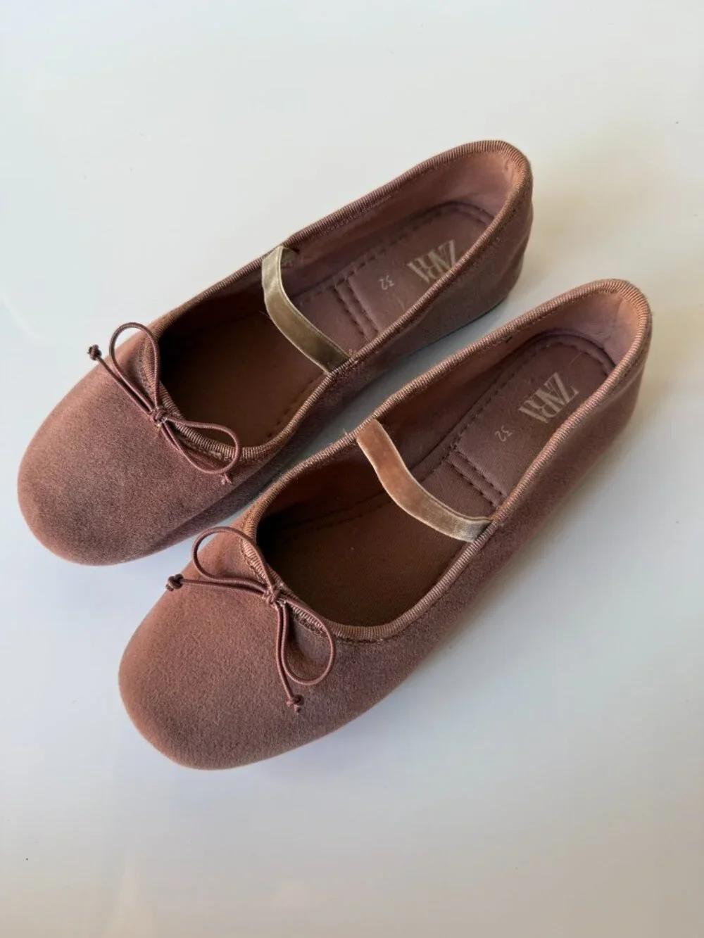 NWOT Zara Girls Mary Jane Ballet Flats